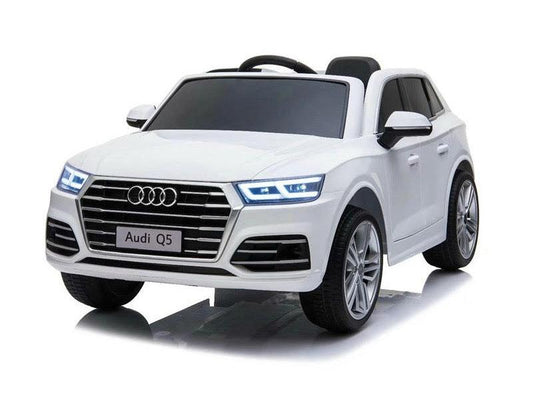 Audi Q5 12v Elektroauto für Kinder (S305) - Weiß - kidsdrive.net - Rideonkidcar - Elektroauto für Kinder - Geschenkidee - Kinderfahrzeug