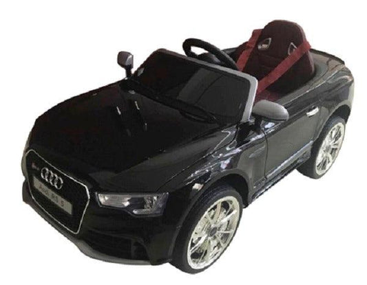 Audi RS5 12V Elektroauto für Kinder in Hochglanzschwarz: Eleganz und Fahrspaß für junge Fahrer! - kidsdrive.net - Rideonkidcar - Elektroauto für Kinder - Geschenkidee - Kinderfahrzeug