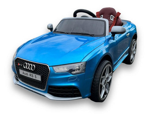 Audi RS5 12V Elektroauto für Kinder: Luxus und Spaß in einem eleganten blauen Design! - kidsdrive.net - Rideonkidcar - Elektroauto für Kinder - Geschenkidee - Kinderfahrzeug