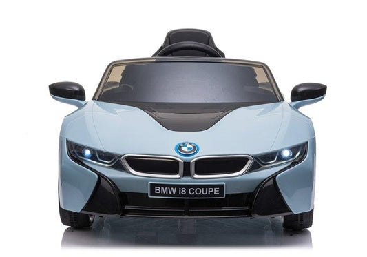 BMW i8 JE1001 Kinder Elektroauto - Mit Sicherheitsgurten, EVA-Reifen, LED-Beleuchtung und Fernbedienung - kidsdrive.net - Rideonkidcar - Elektroauto für Kinder - Geschenkidee - Kinderfahrzeug