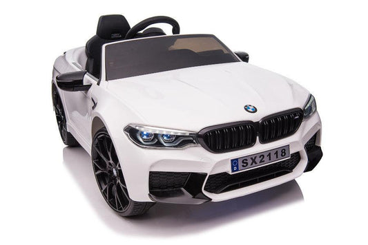 BMW M5 Kinderfahrzeug - Stil, Leistung und Fahrspaß für junge Rennfahrer - kidsdrive.net - Rideonkidcar - Elektroauto für Kinder - Geschenkidee - Kinderfahrzeug