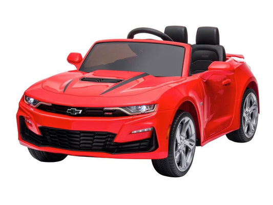 Chevrolet Camaro SS 12V Elektro-Kinderauto in Rot (HL558) – Luxuriöses Fahrerlebnis mit Vollausstattung - kidsdrive.net - Rideonkidcar - Elektroauto für Kinder - Geschenkidee - Kinderfahrzeug