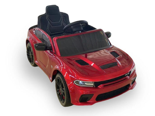Dodge Charger SRT Elektro-Kinderauto 12V mit RC (ZB918) – Vollausstattung für junge Rennfahrer - kidsdrive.net - Rideonkidcar - Elektroauto für Kinder - Geschenkidee - Kinderfahrzeug