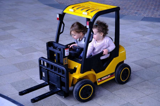 Elektro Gabelstapler für Kinder – Spannendes Fahrerlebnis mit 12V Akku! - kidsdrive.net - Rideonkidcar - Elektroauto für Kinder - Geschenkidee - Kinderfahrzeug