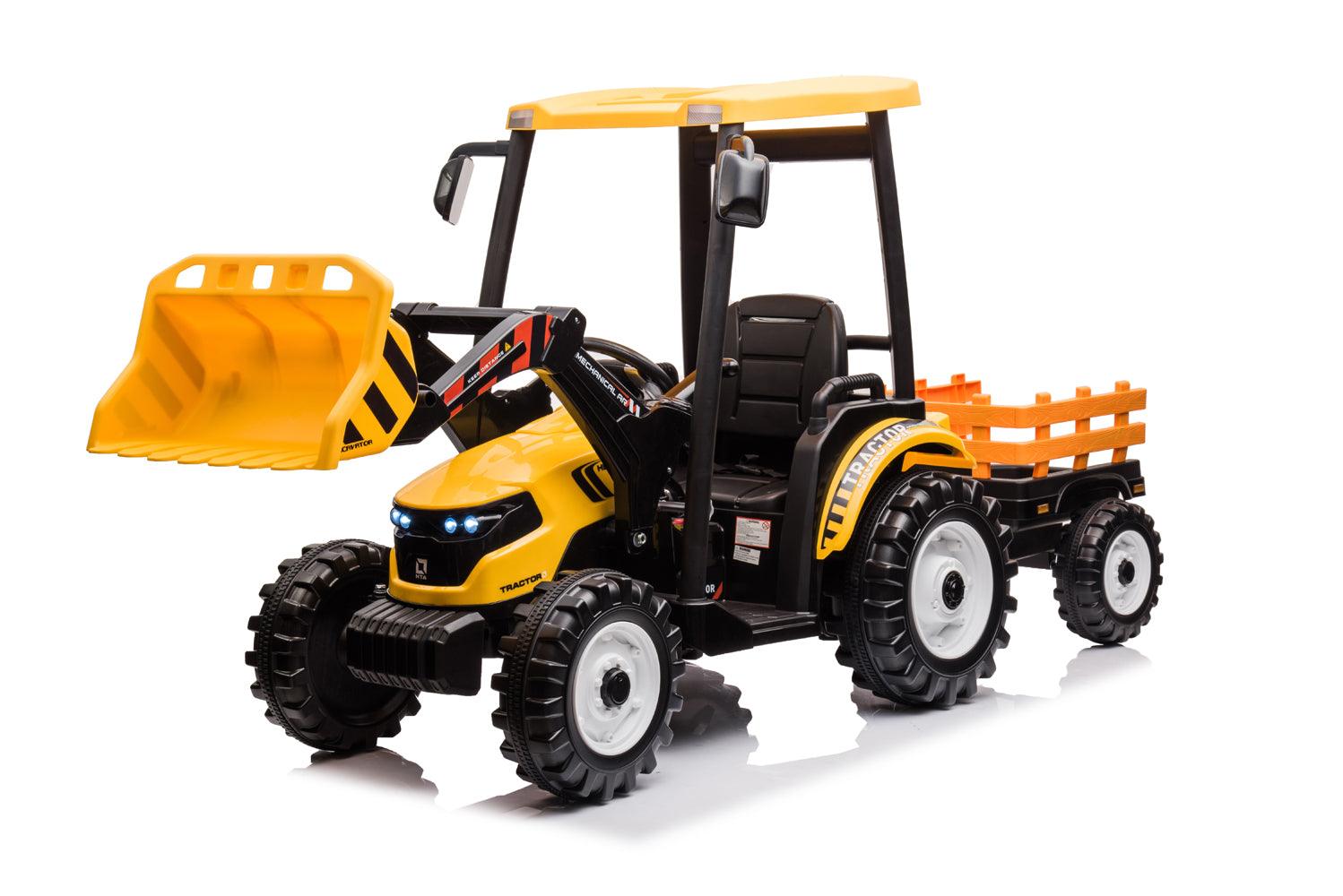 Elektro Kinder Traktor Pushdozer – Ein spannendes Abenteuer für junge Bauarbeiter - kidsdrive.net - Rideonkidcar - Elektroauto für Kinder - Geschenkidee - Kinderfahrzeug
