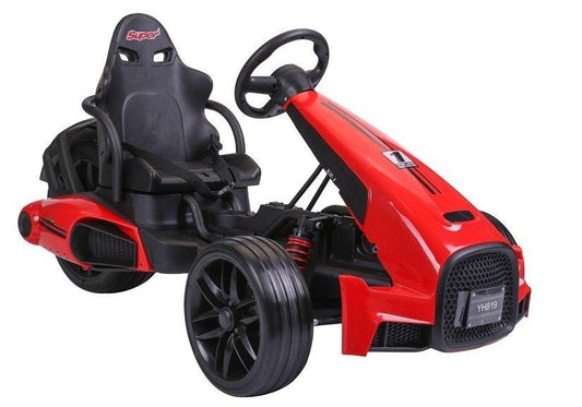 Go-Kart CH9939 in Rot – Elektrisches Kinderfahrzeug mit Dual-Motor und Sicherheitsfeatures - kidsdrive.net - Rideonkidcar - Elektroauto für Kinder - Geschenkidee - Kinderfahrzeug