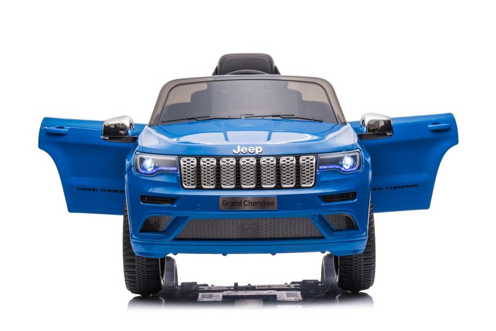 Jeep Grand Cherokee Elektroauto für Kinder in Blau – 12 Volt mit Premium-Ausstattung - kidsdrive.net - Rideonkidcar - Elektroauto für Kinder - Geschenkidee - Kinderfahrzeug