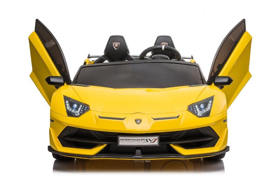 Lamborghini Aventador SVJ Doppelsitzer Kinderfahrzeug - Ein lizenziertes, detailgetreues Elektroauto für Kinder! - kidsdrive.net - Rideonkidcar - Elektroauto für Kinder - Geschenkidee - Kinderfahrzeug