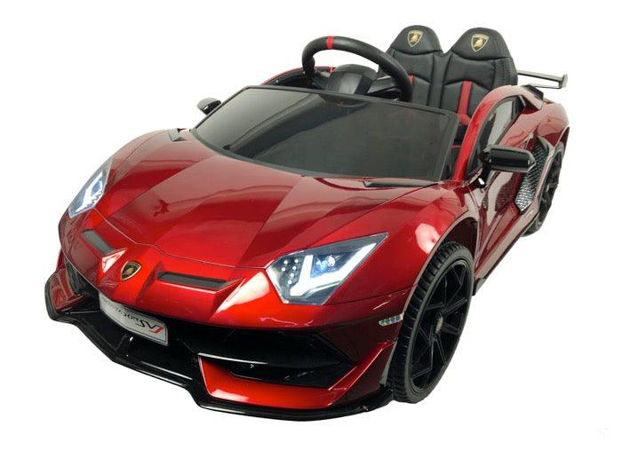 Lamborghini Aventador SVJ Elektroauto für Kinder 12V in Hochglanzrot - kidsdrive.net - Rideonkidcar - Elektroauto für Kinder - Geschenkidee - Kinderfahrzeug