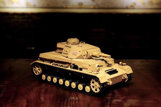 RC Panzer "Kampfwagen IV Ausf.F-1" Heng Long 1:16 - Militärische Macht in Sandfarbe - kidsdrive.net - Rideonkidcar - Elektroauto für Kinder - Geschenkidee - Kinderfahrzeug