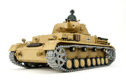 RC Panzer "Kampfwagen IV Ausf.F-1" Heng Long 1:16 PRO V7.0 - Militärische Präzision in Sandfarbe - kidsdrive.net - Rideonkidcar - Elektroauto für Kinder - Geschenkidee - Kinderfahrzeug